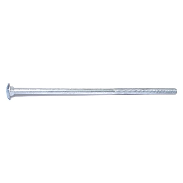 Midwest Fastener Carriage Bolt, Square Neck, 13 (Coarse), 14 in L, Steel, Hot Dipped Galvanized, 25 PK 05534 - main